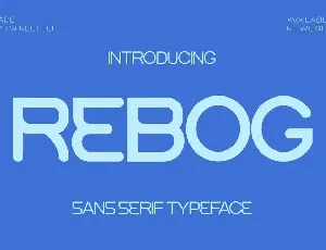 REBOG font