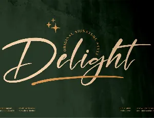 Delight font