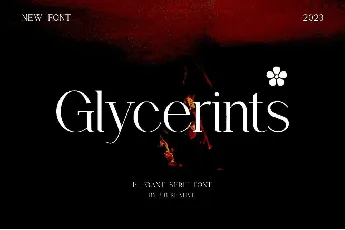 Glycerints font