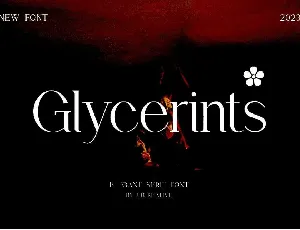 Glycerints font