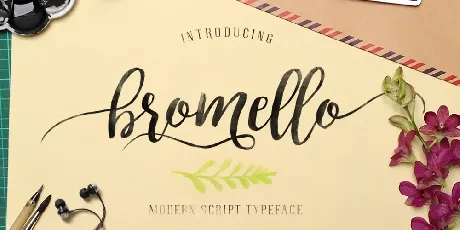 bromello font