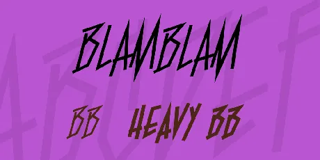 BlamBlam font