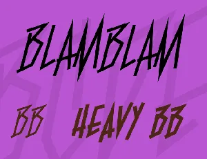 BlamBlam font