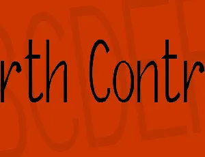 Girth Control font