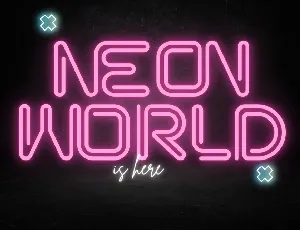 Neon World font