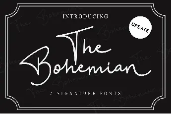 The Bohemian font