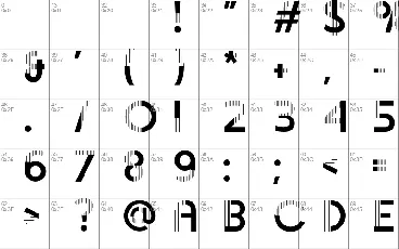 Linetical font