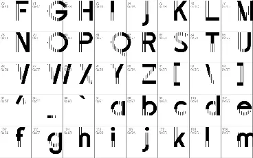 Linetical font