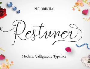 Restuner Script Free font