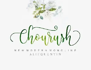 Chourush Calligraphy font