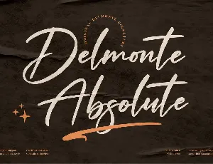 Delmonte Absolute font