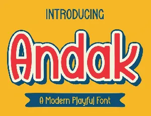 Andak font