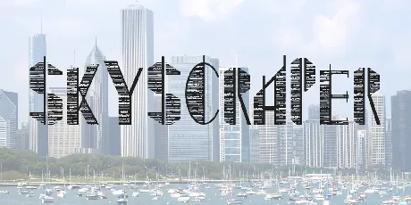 Skyscraper font