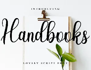 Handbooks font