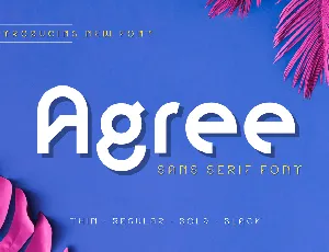 Agree font