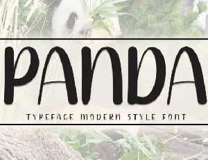 Panda Display font