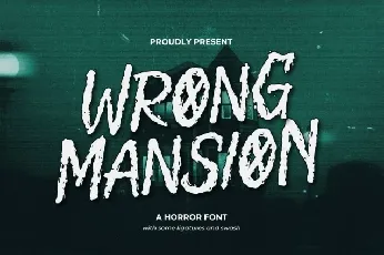 Wrong Mansion font