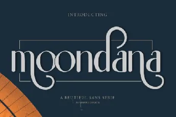 Moondana font