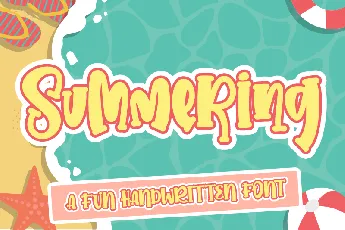 Summering - personal use font