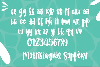 Summering - personal use font