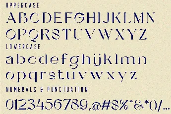 VEISSEY MODERN DEMO font