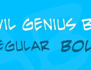 Evil Genius BB font