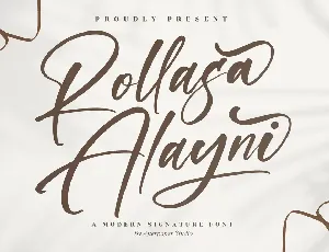 Rollasa Alayni font