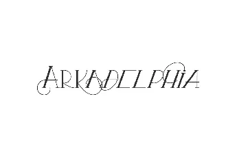 Arkadelphia font