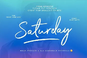 Great Saturday font