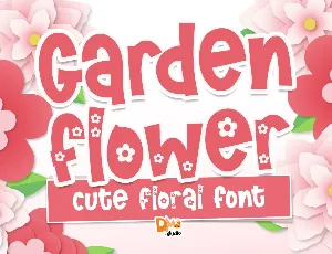 Garden Flower font
