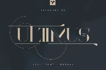 Ultimus font