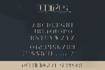 Ultimus font