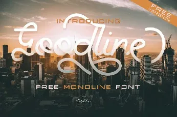 Goodline Free font