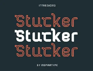 Stucker Display font