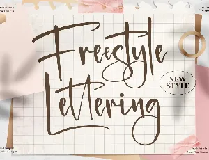 Freestyle Lettering font