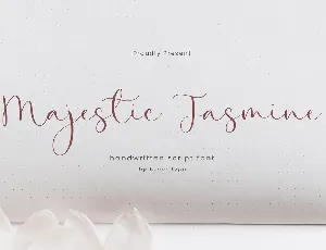 Majestic Jasmine font