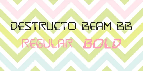 Destructo Beam BB font