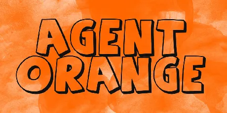 Agent Orange font