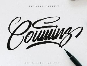 Coumins font