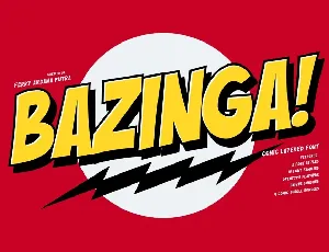 Bazinga font