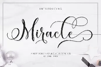 Miracle Calligraphy font