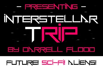 Interstellar Trip font