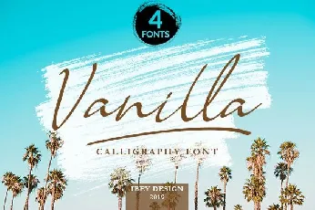 Vanilla Script font