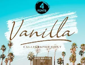 Vanilla Script font