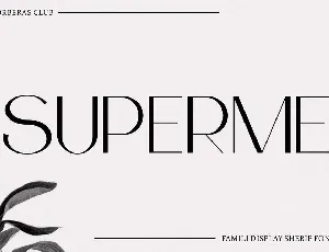 Superme Free font