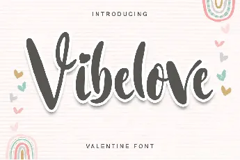 Vibelove - Personal Use font