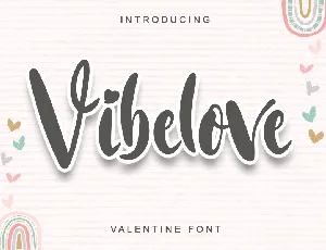 Vibelove - Personal Use font