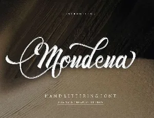 Mondena font