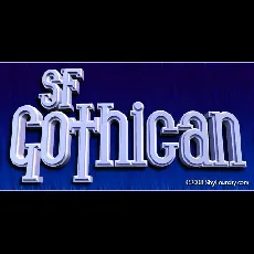 SF Gothican font