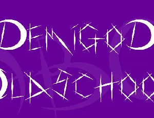 DemigoD Oldschool font